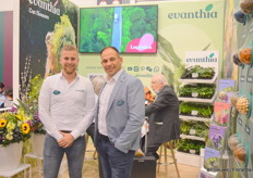 Jari Kampert and Jeroen Persoon with Evanthia